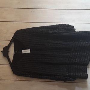 Fancy sweater, black and silver brand new